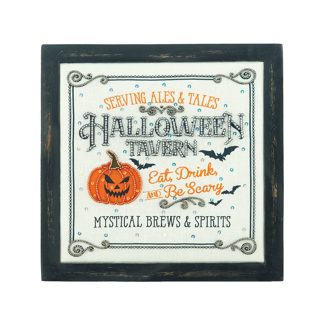 Halloween Tavern Shadow Box