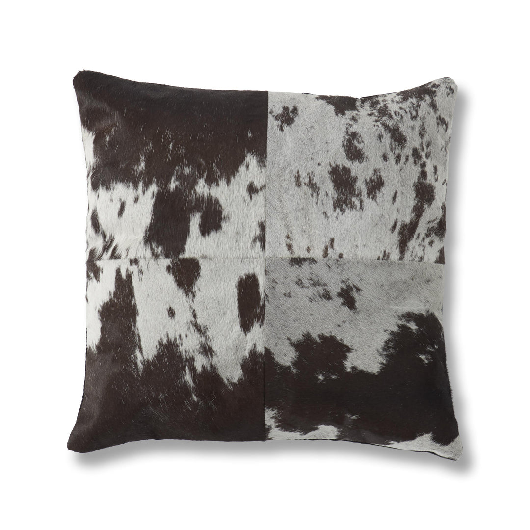 Square Tiled Hair On Hide Pillow