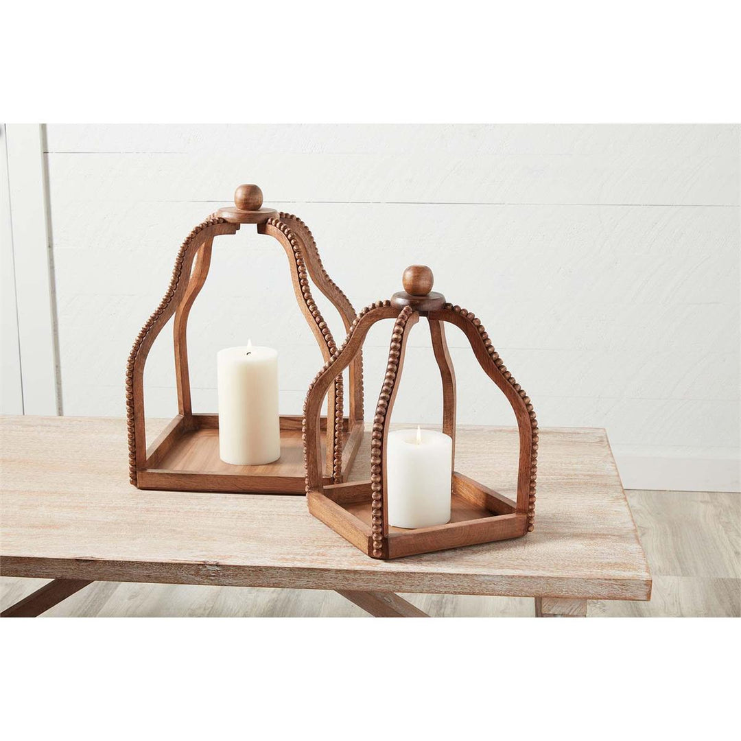 Beaded Wooden Lanterns