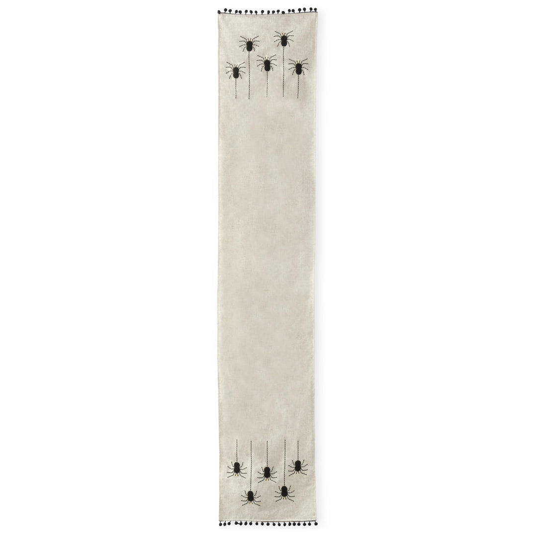 Cream LED Spider Table Runner with Timer