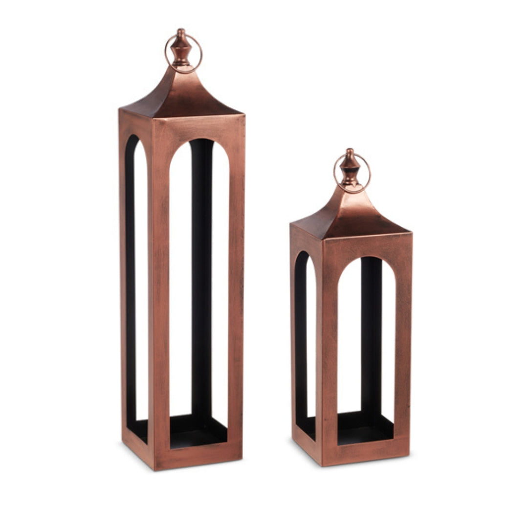 Tall Copper Lanterns – Blue Dahlia Designs