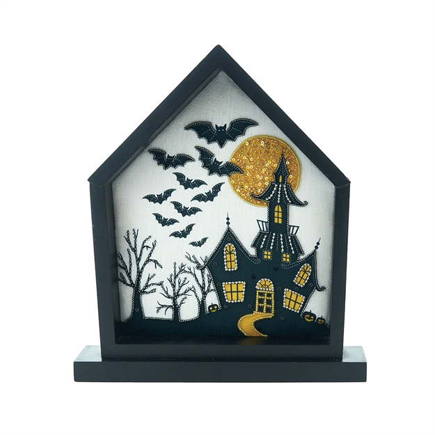 Haunted House Shadow Box
