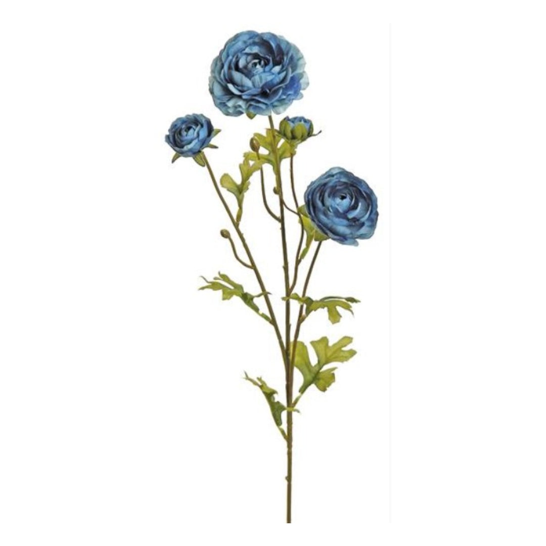 Blue Ranunculus Spray