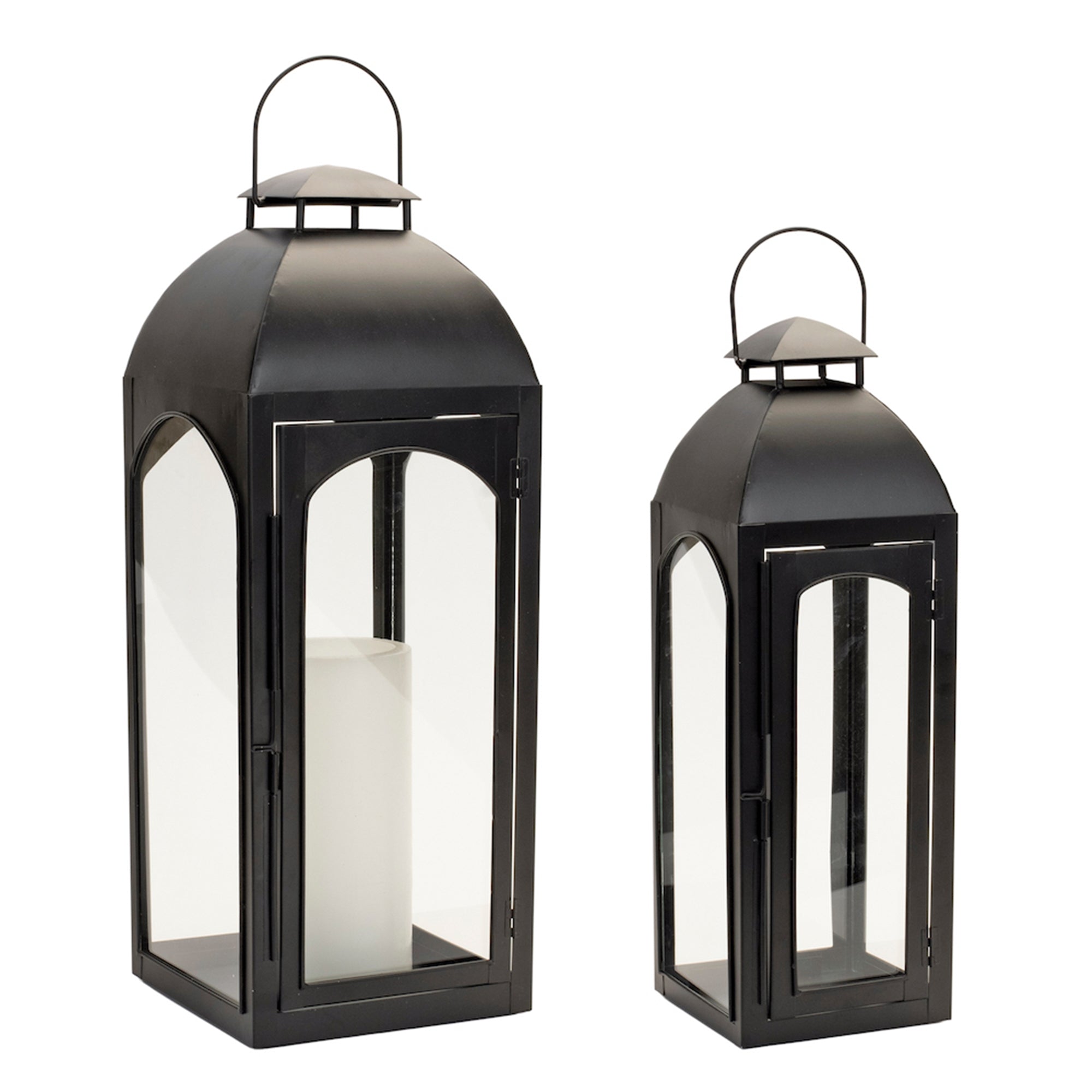 Black Arched Lanterns Blue Dahlia Designs