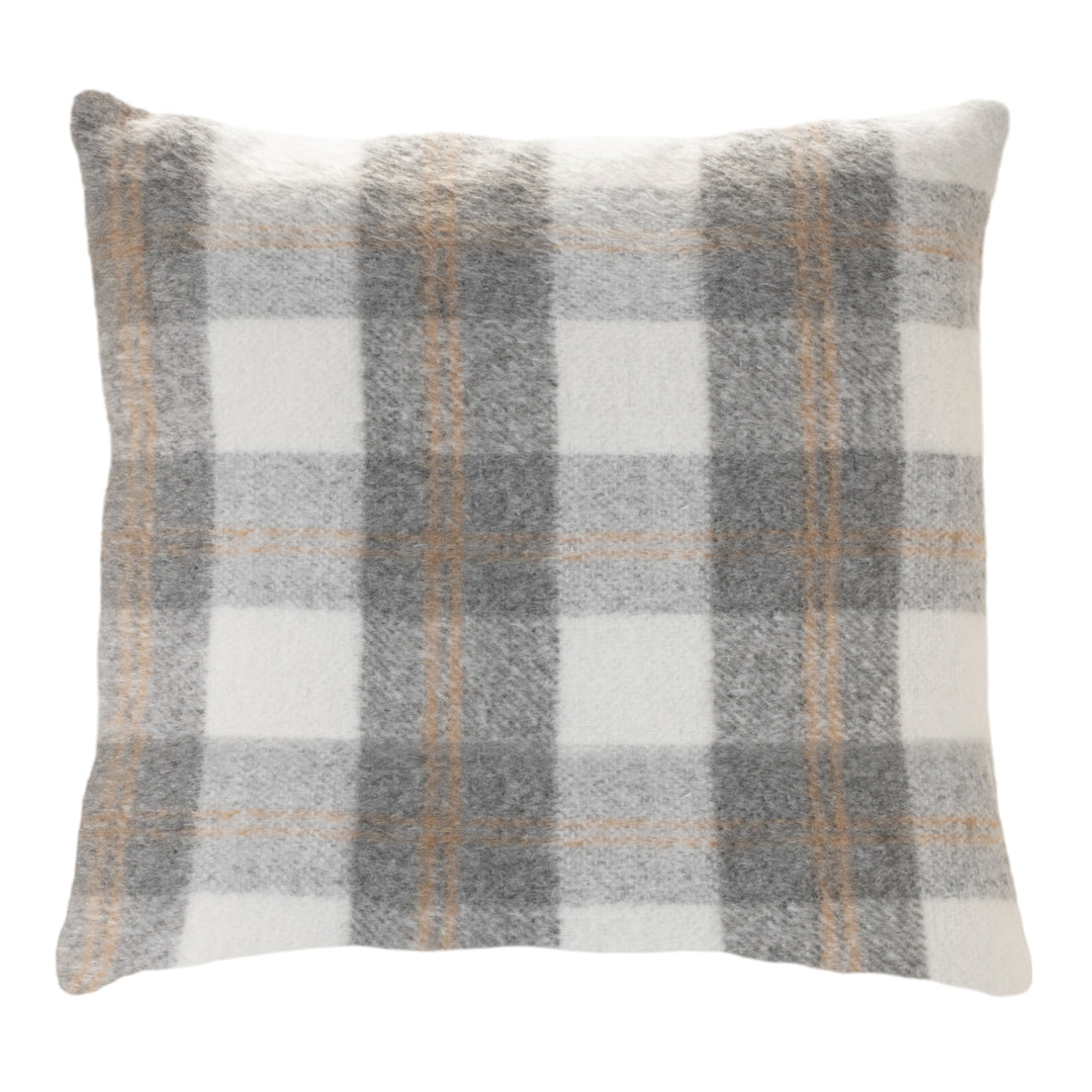 Neutral Plaid Pillow