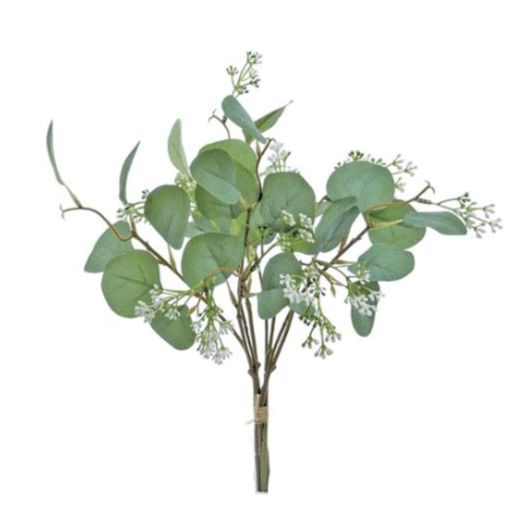 Faux Eucalyptus & Seed Bundle