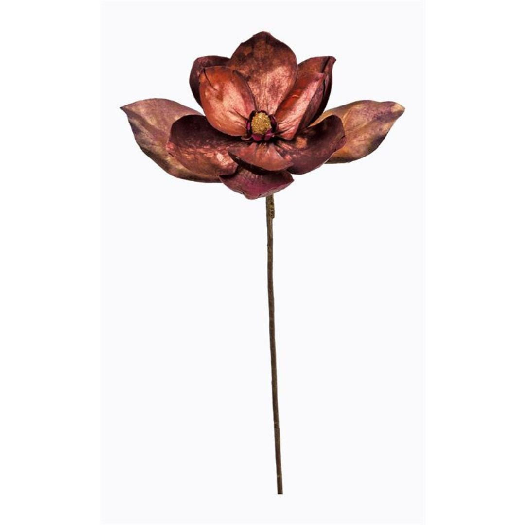 Burgundy Metallic Magnolia