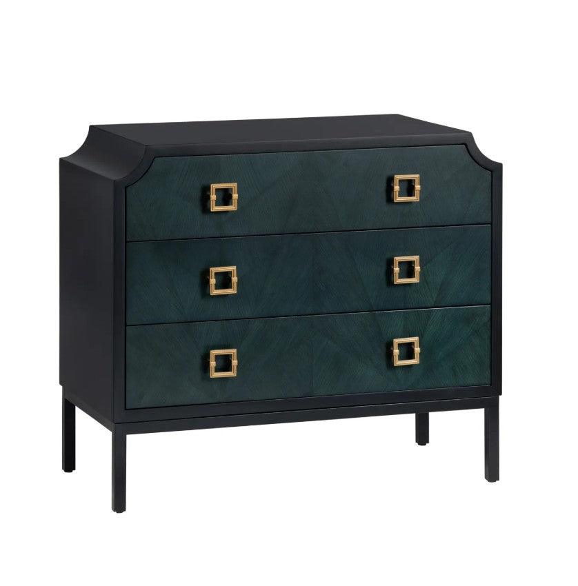 Gemma Blue 3 Drawer Chest