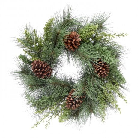 UV Treated Juniper Pine Cone Wreath
