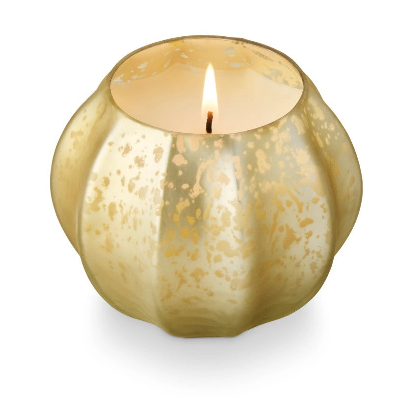 Leaves & Acorns Mercury Pumpkin Candle