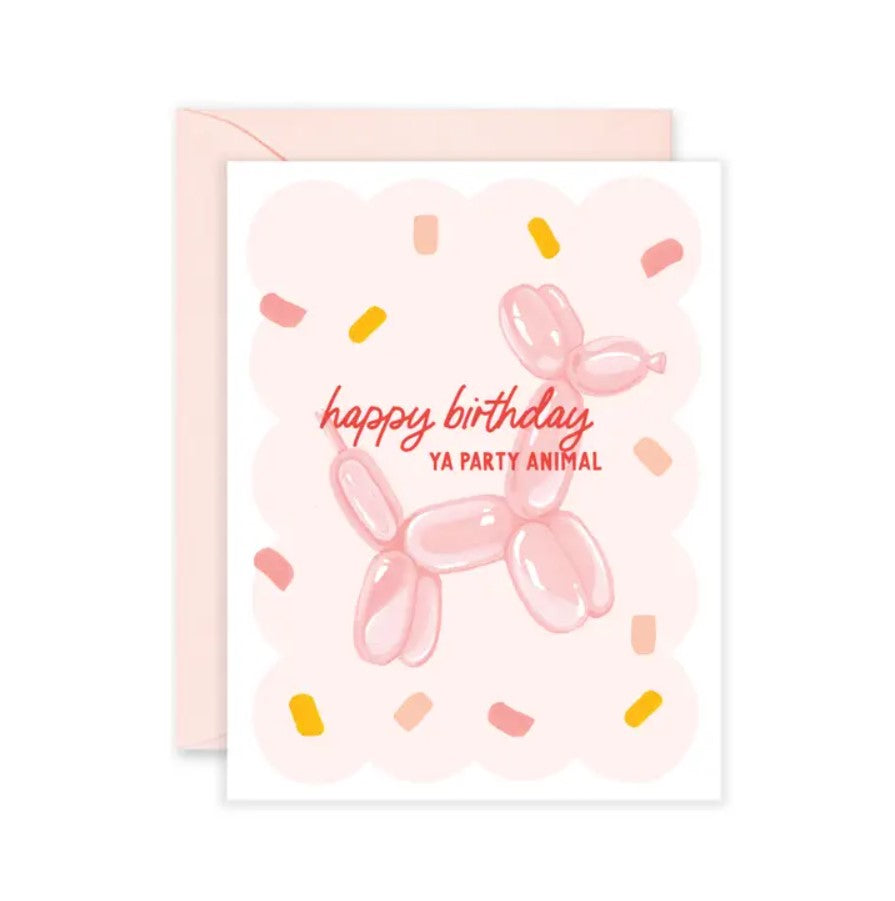 Ya Party Animal- Birthday Greeting Card
