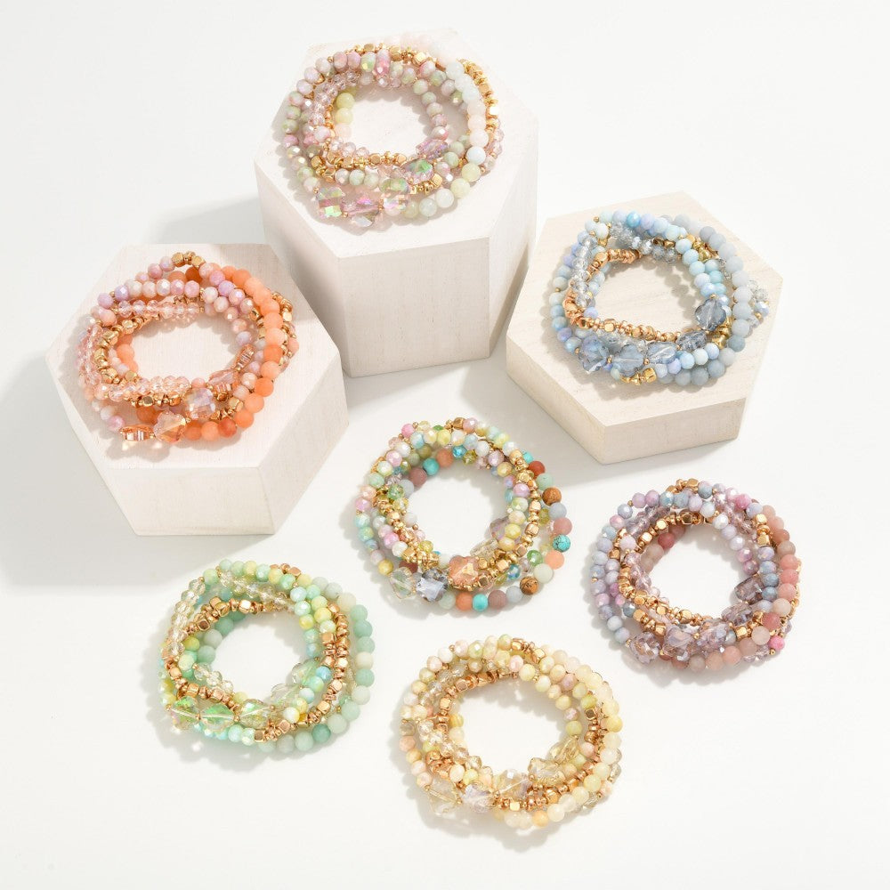 Stretch Bracelet Tutorial How To Make Stone Bead Bracelets Faceted