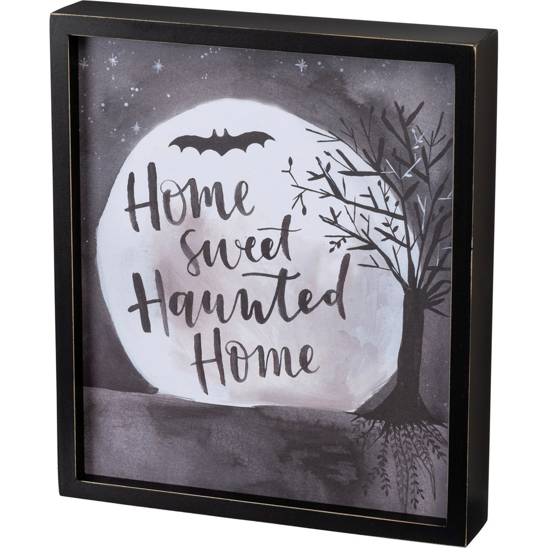 Home Sweet Haunted Home Inset Box Sign