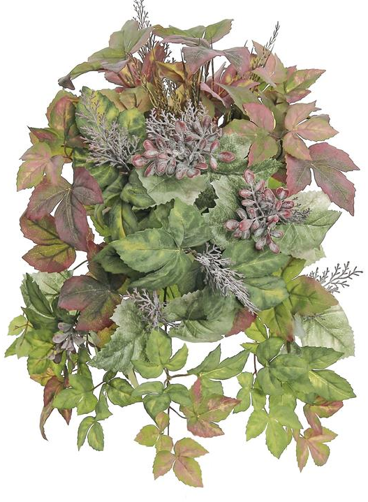 Green/Burgundy Mixed Fall Foliage Bush