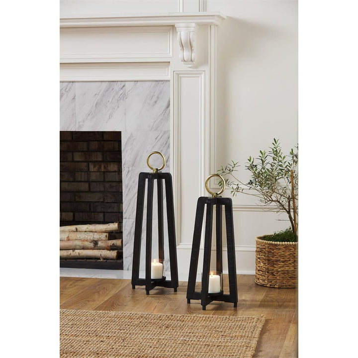 Black Tall Lanterns