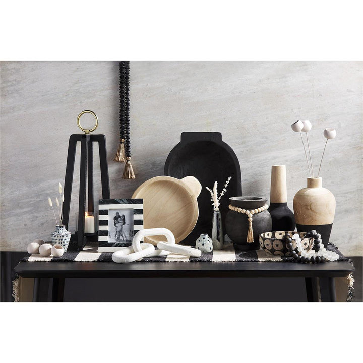 Black Tall Lanterns
