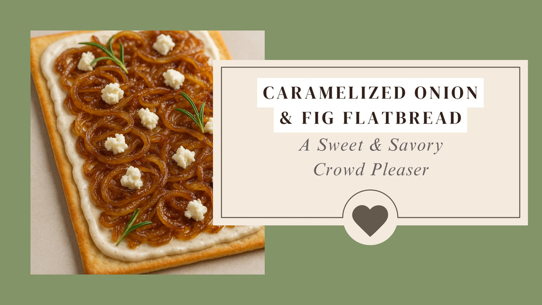 Caramelized Onion & Fig Flatbread Recipe – Sweet, Savory, and Crowd-Pleasing