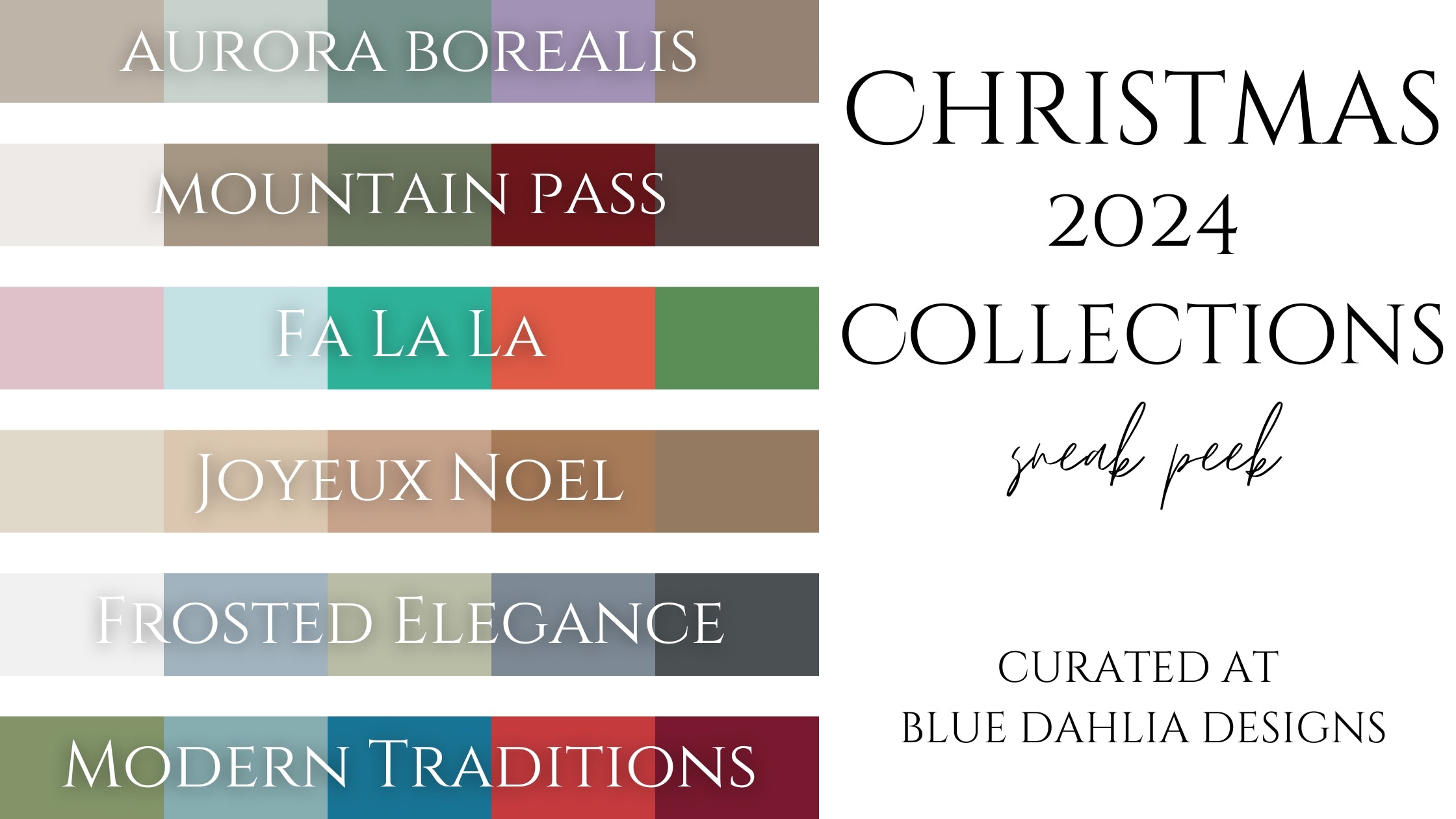 2024 Christmas Collections Sneak Peek