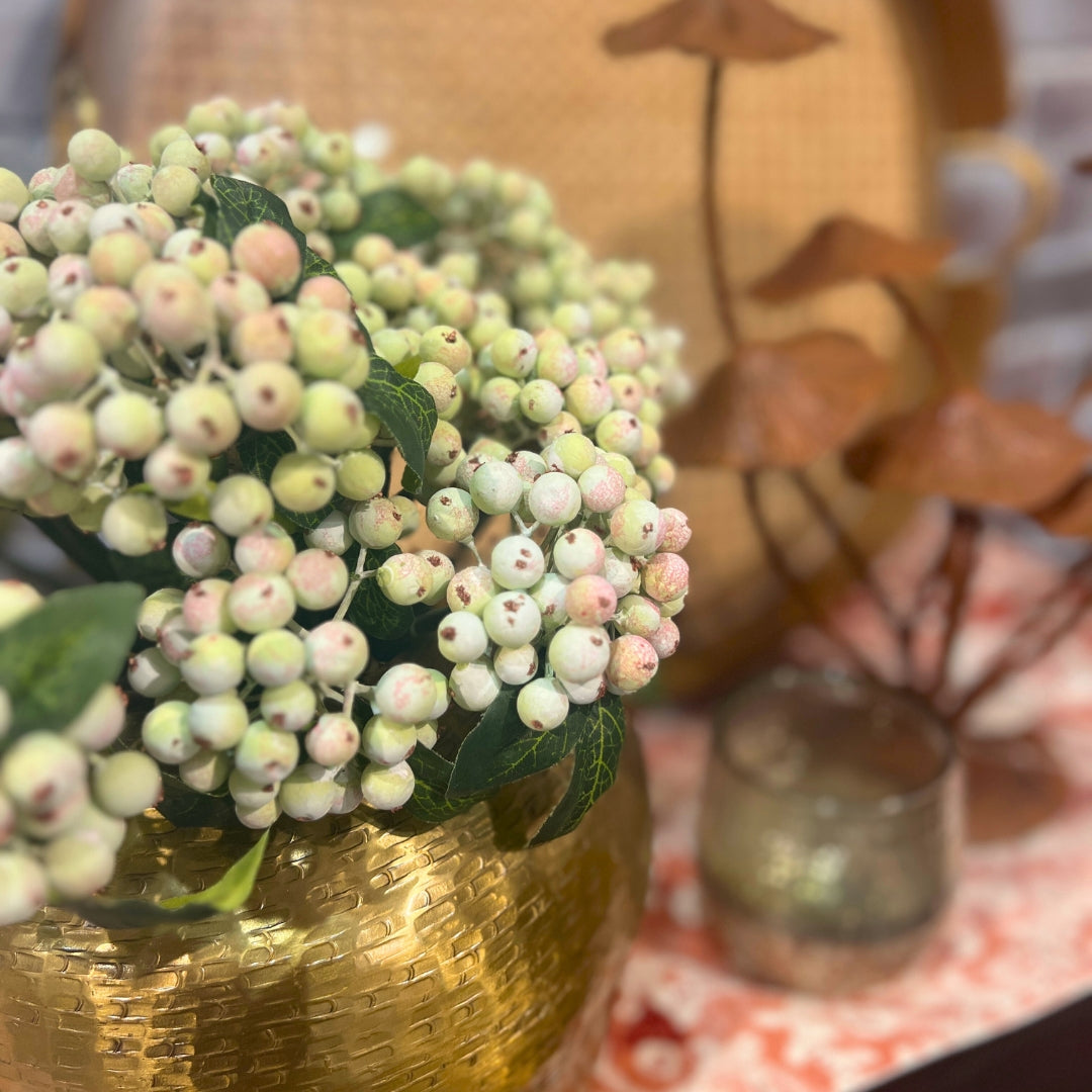 Faux Berries & Pods Stems
