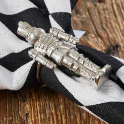 Antique Silver Nutcracker Napkin Ring