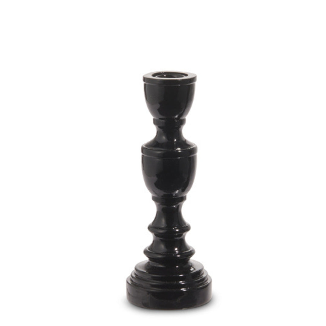 Gloss Black Candle Sticks