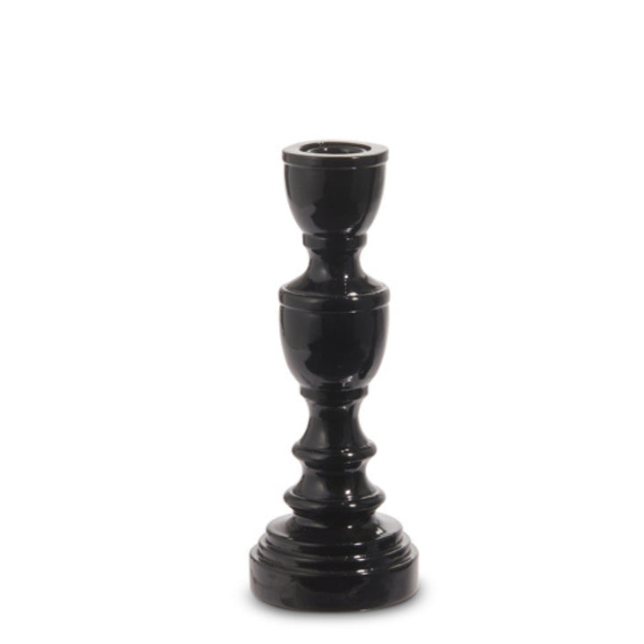 Gloss Black Candle Sticks