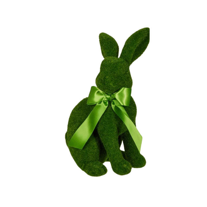 Large Moss Rabbit Figurines