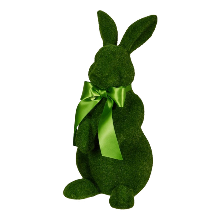 Large Moss Rabbit Figurines