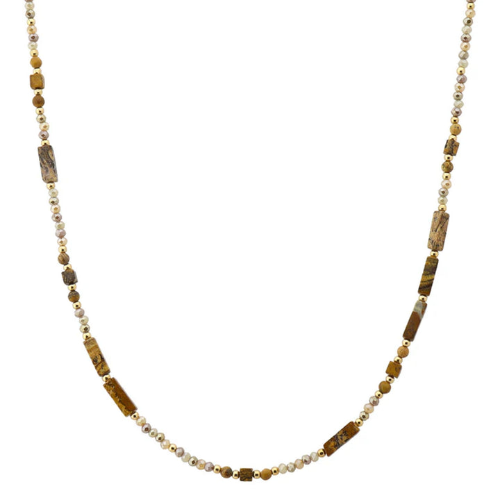 Multi Bead Short Necklace