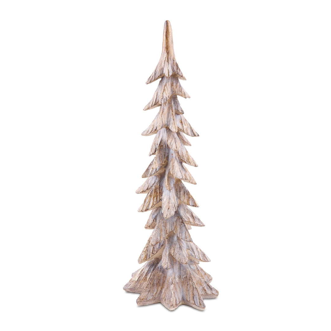 Frosted Wood Textured Resin Trees