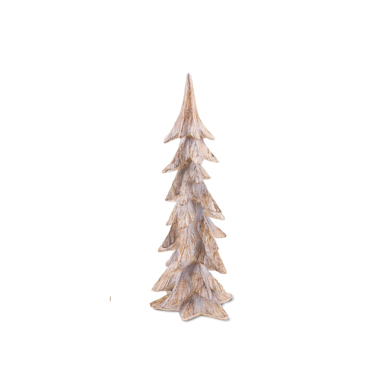 Frosted Wood Textured Resin Trees