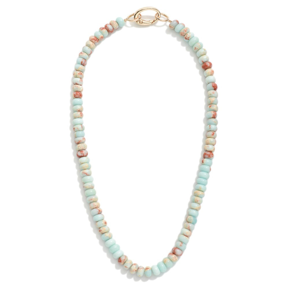 Candy Stone Beaded Necklace