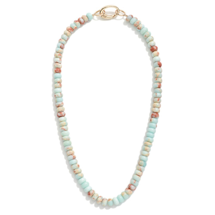 Candy Stone Beaded Necklace