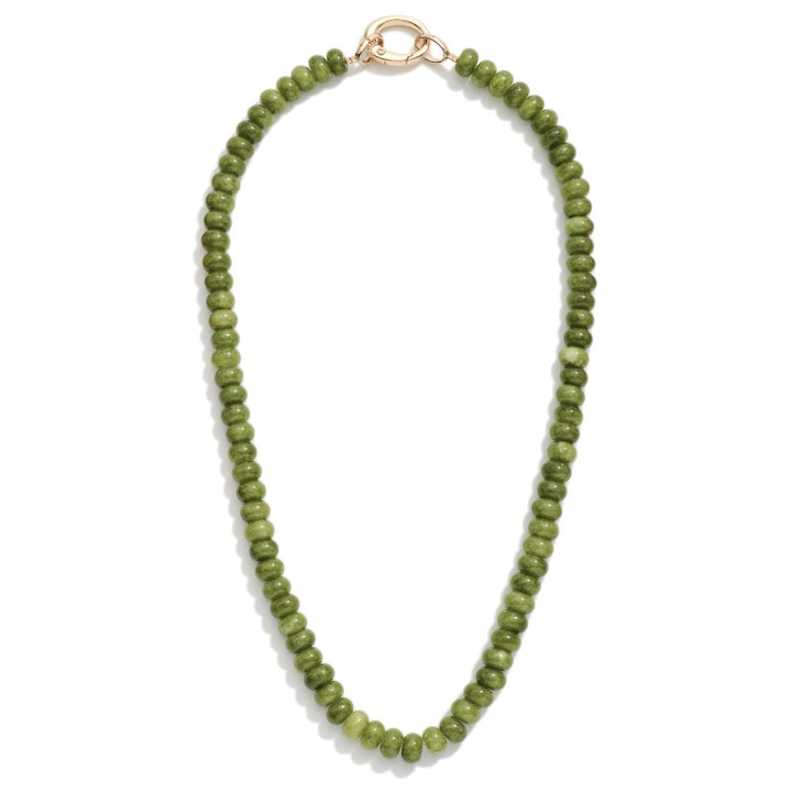 Candy Stone Beaded Necklace