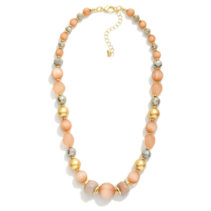 Beaded Necklaces Featuring Stones, Metal Tones, &amp; Faceted Beads
