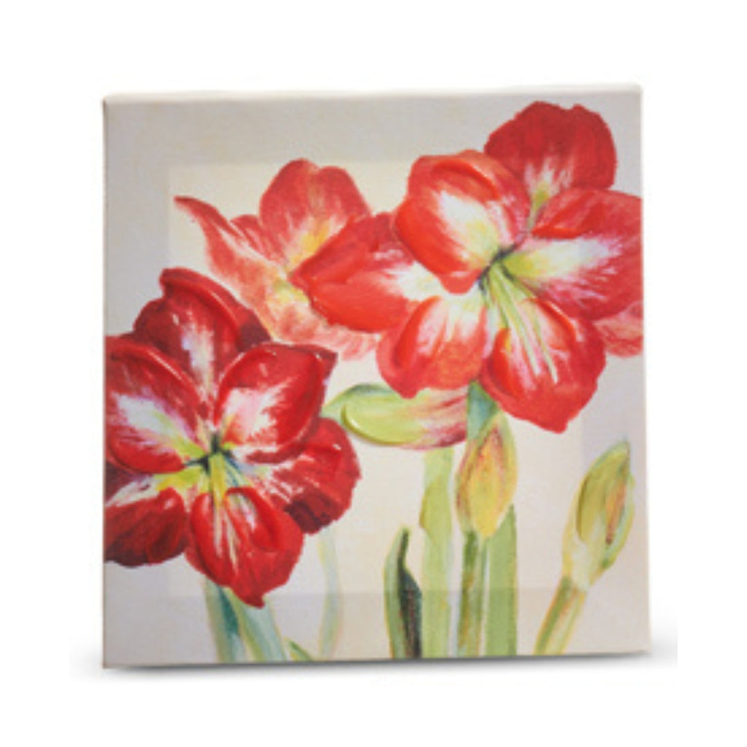 Festive Christmas Floral Wall Art