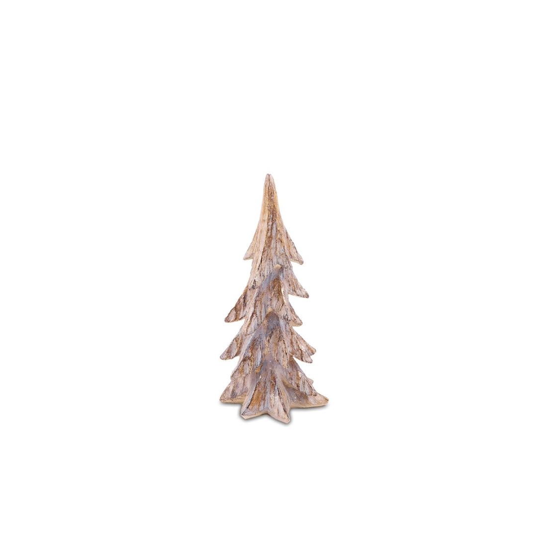 Frosted Wood Textured Resin Trees