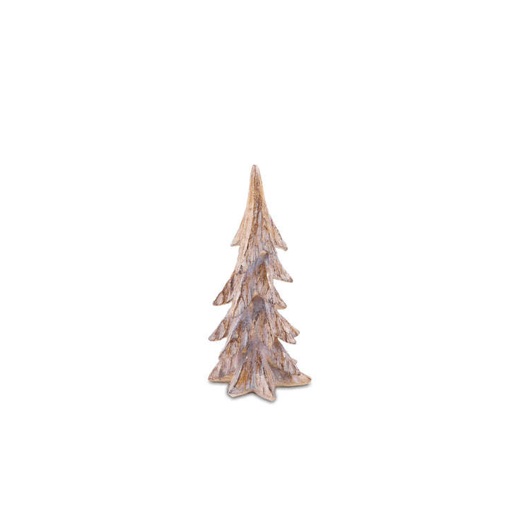 Frosted Wood Textured Resin Trees