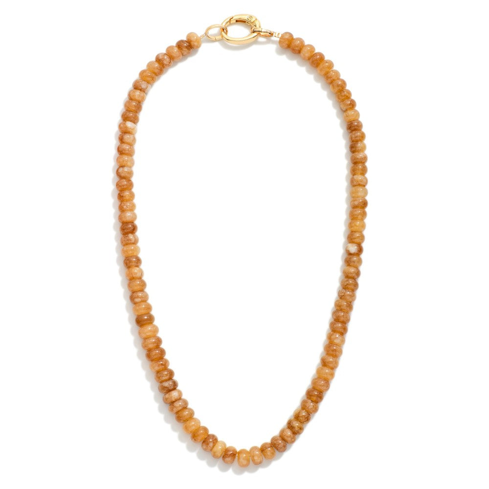 Candy Stone Beaded Necklace