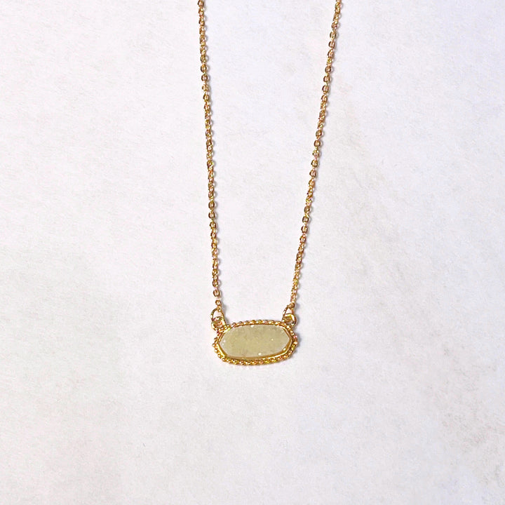 Druzy Pendant Necklaces