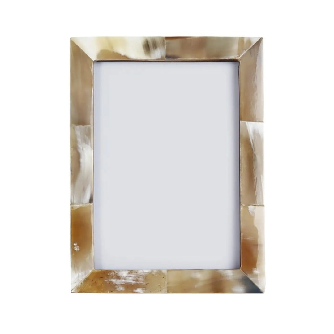 Essence White Horn Photo Frames