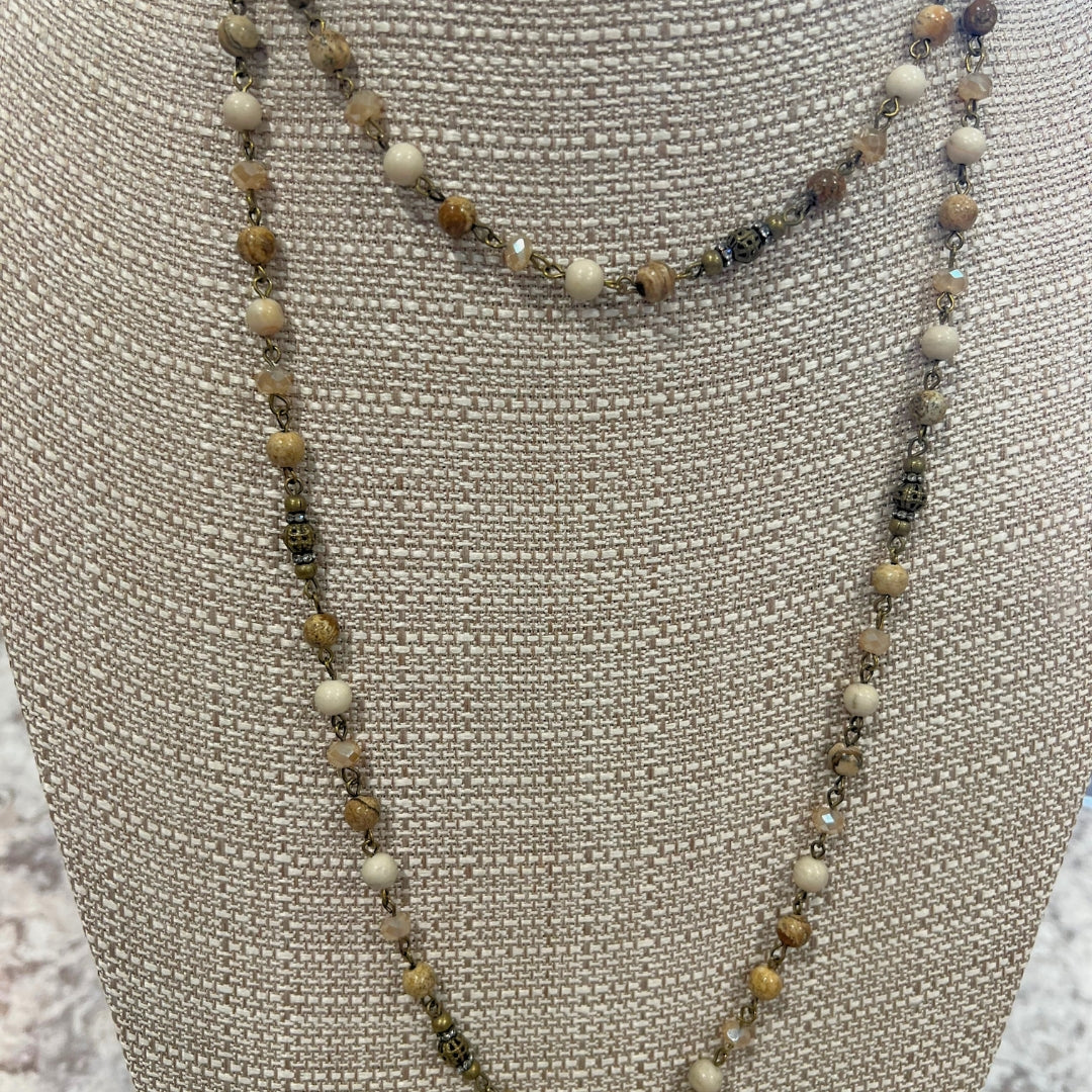 Extra Long Rosary Chain Necklaces