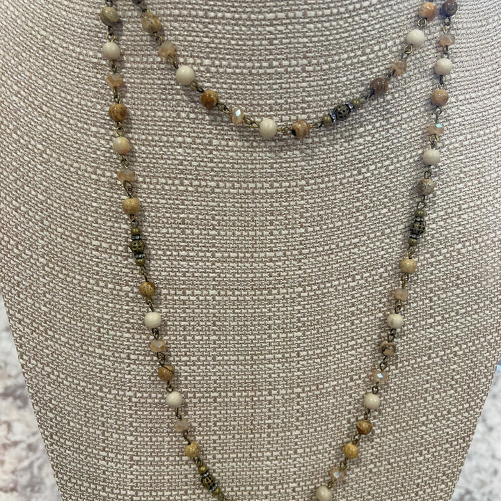 Extra Long Rosary Chain Necklaces