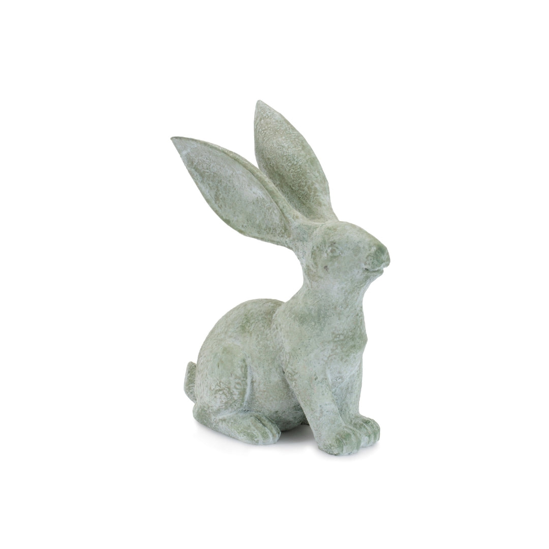 Green Stonewash Rabbit Figurines