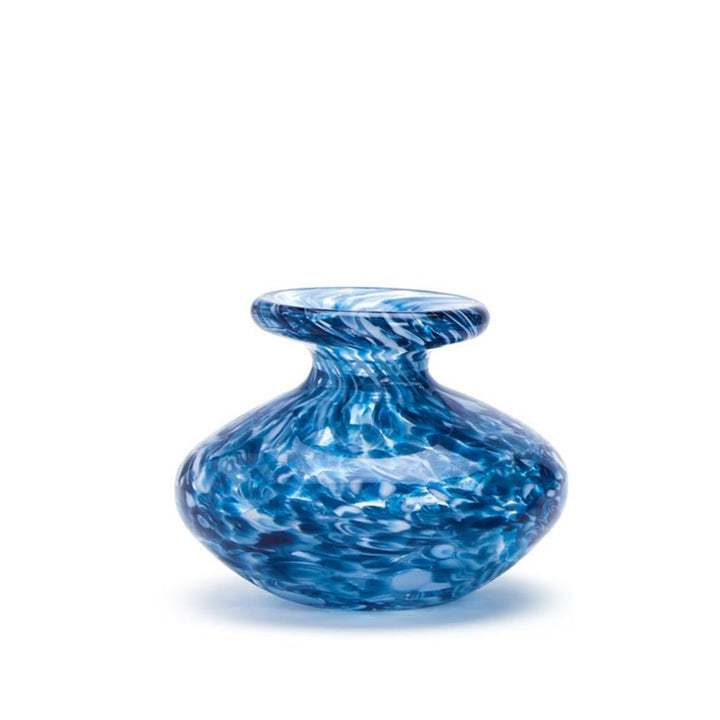 Blue Swirl Glass Bottles