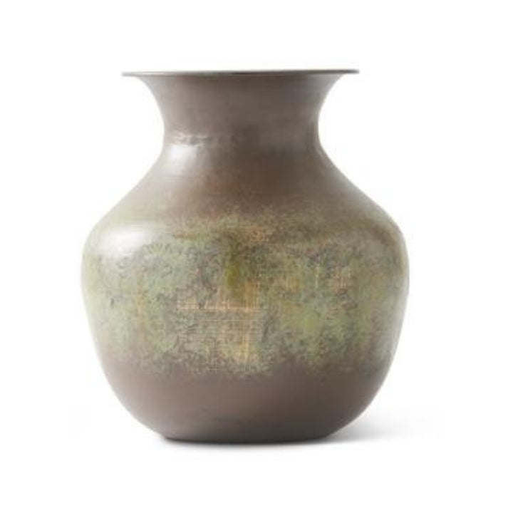 Dark Metal Patina Vases