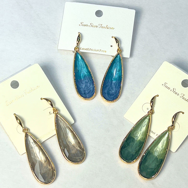 Ombre Teardrop Earrings