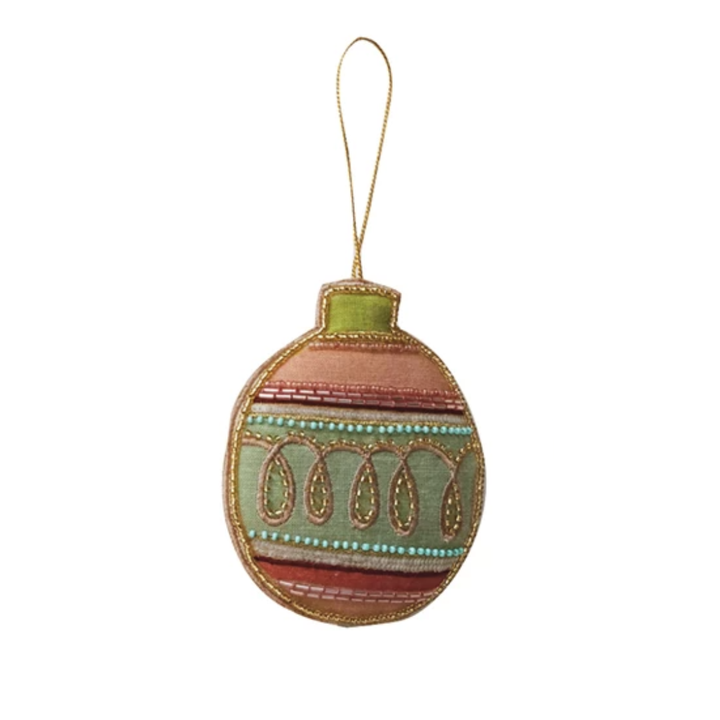 Bright Beaded Christmas Ornaments