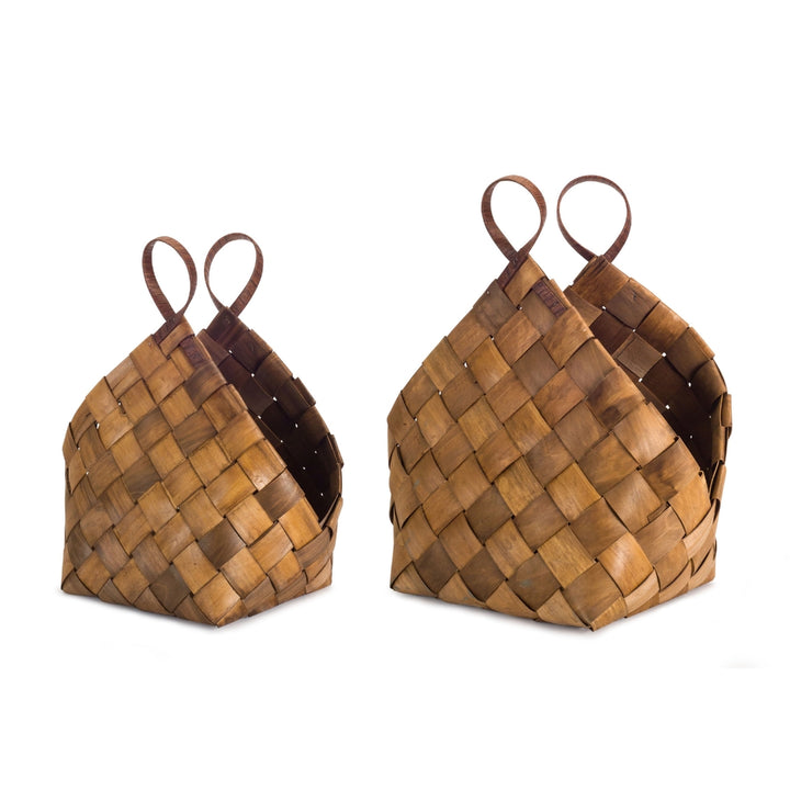 Woven Baskets with Handles
