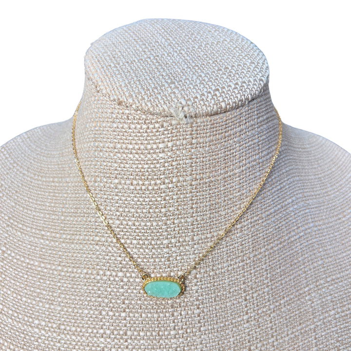 Druzy Pendant Necklaces